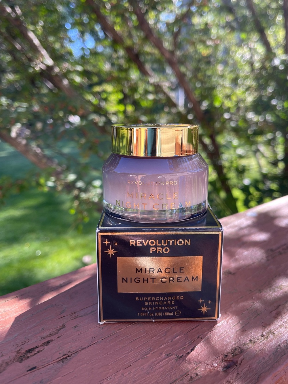 Revolution Pro Miracle Night Cream - Gold & Black Packaging